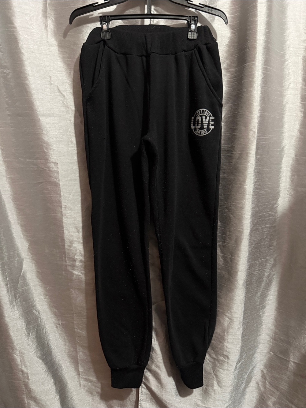 Black Logo Jogger Pants - Unbranded